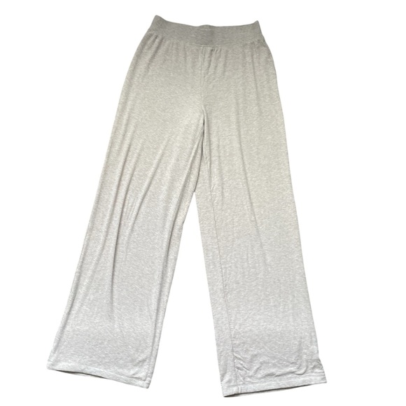 Magaschoni Light Beige Knit Pants Wide Leg Straight Leg Joggers Small - Picture 1 of 5